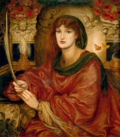 Sibylla Palmifera door Dante Gabriel Charles Rossetti